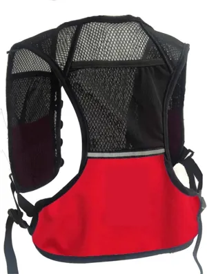 Running Vest Hydration Trail Running Backpack Vest Unisex Lightweight Marathon Cycling Hiking Bag 2.5L for Running (Red )