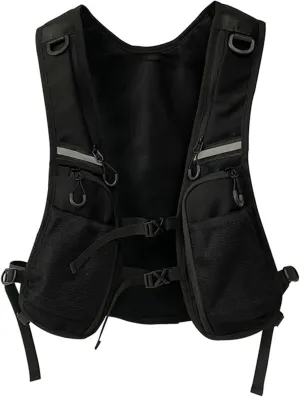 Running Vest Safe Reflective Running Backpack Lightweight ＆ Breathable Marathon Vest with Front Pockets ＆ Adjustable Strap for Hiking Camping Marathon Cycling Race