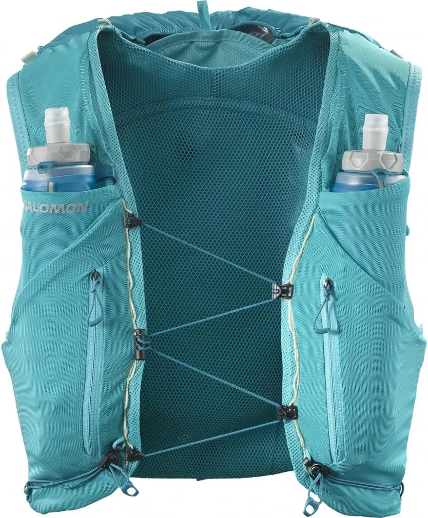 Salomon Track/Running Backpack, Advance Skin, Set of 12, Small Items, L, Peacock Blue, Large, 21763