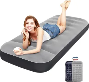 SAYGOGO Camping Air Mattress Travel Bed Sleeping Pad - Leak Proof Inflatable Mattress with Thickened Surface Built-in Pillow Air Bed for Home Camping SUV Truck RV Tent(Updated)