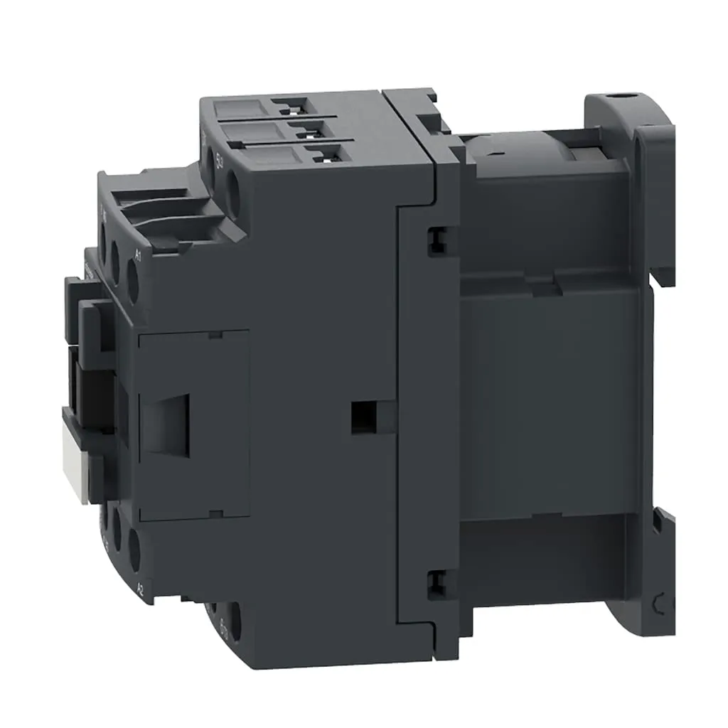 Schneider Electric DPE09U7 Easy TeSys IEC Contactor, 3HP, 480V, 240VAC Coil | HVAC & AC Contactor, Pumps, Compressors, DIN-Rail Mount/Screw Fixing, 1/3HP 115V-1P, 1HP 230V-1Ph, 2HP 200-230, 3HP 460V