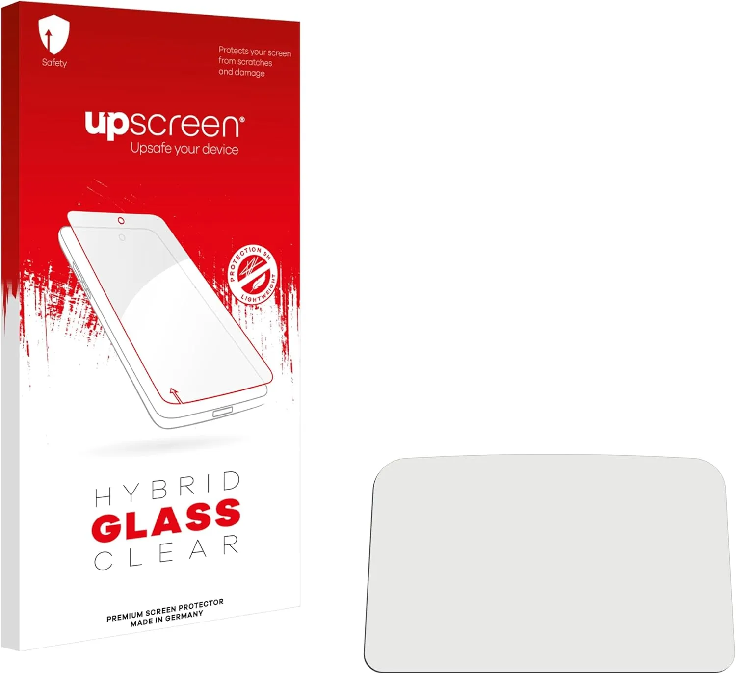 Screen Protector Film compatible with PowaKaddy C2 Compact - 9H Glass Protection, Extreme Scratch Resistant, 1-Pack, Clear