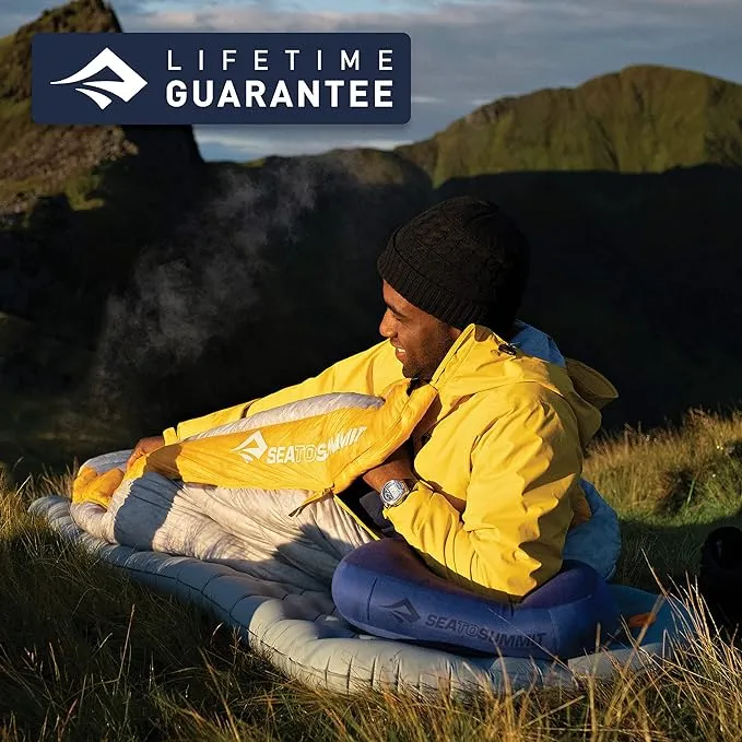 Sea to Summit Aeros Premium Inflatable Travel Pillow, Deluxe (22 x 14), Grey