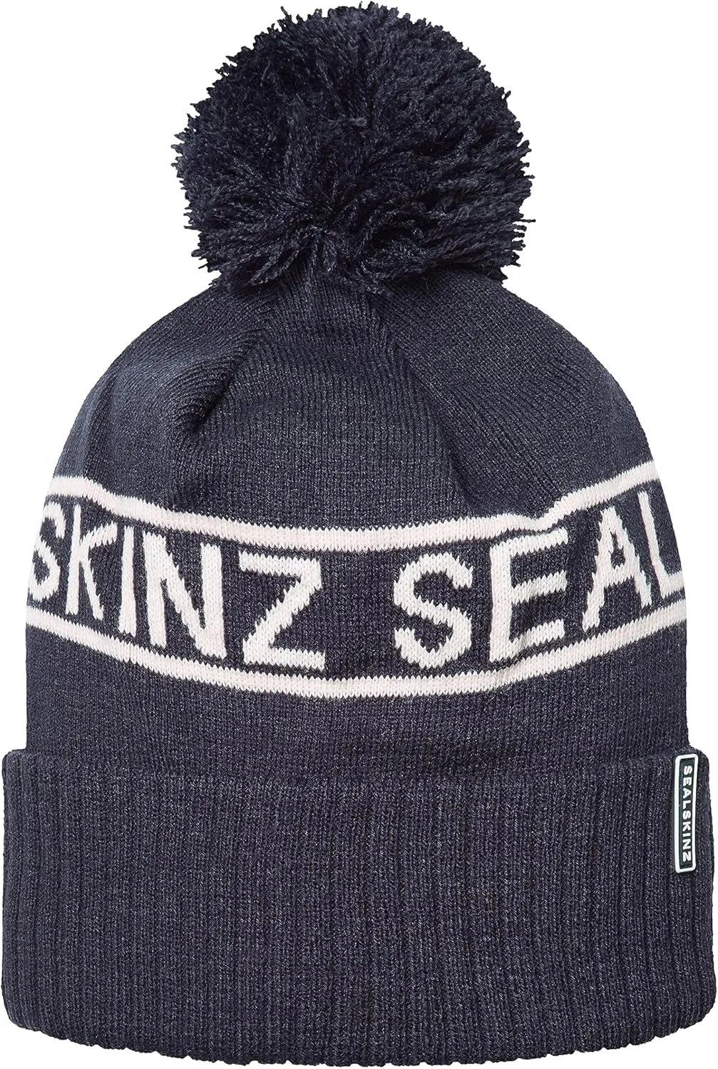SEALSKINZ Heacham Waterproof Cold Weather Icon Bobble Hat XXL