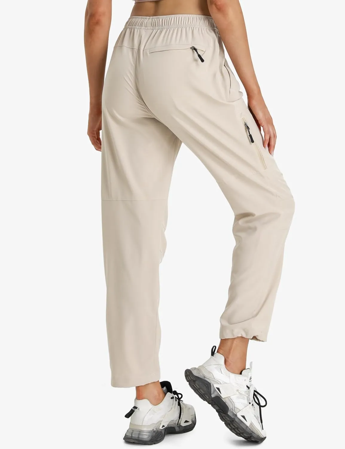 Seamaid Women's Hiking Pants Quick Dry Lightweight Water Resistant Cargo Pants with Zipper Pockets Travel Outdoor