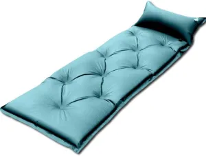 Self-Inflating Pads Single Thickened Tent Sleeping Pad Outdoor Thickened Automatic Inflatable Pad with Pillow Suitable for Camping Camping, Car Travel, Hiking, Beach, Indoor Lunch Break