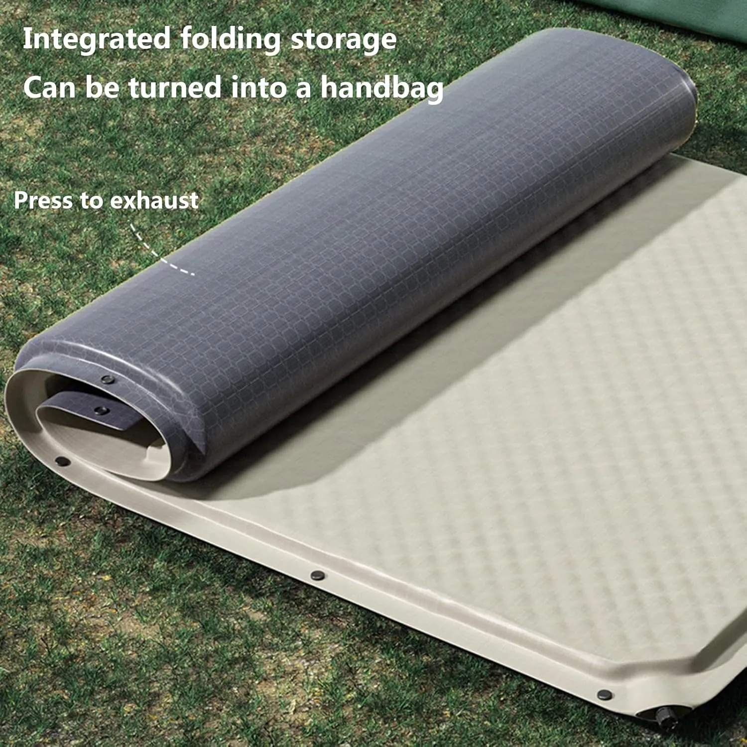 Self-Inflating Sleeping Pad for Camping 1.2" Thick Camping Inflatable Mattress Pad with Built in Pillow Expandable Inflatable Camping Mat for Car Camping Backpacking Hiking Camping Mat