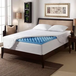 Serta Perfect Sleeper - Queen - 3 Inch - Gel Swirl Memory Foam Mattress Topper - 60" x 80" x 3"