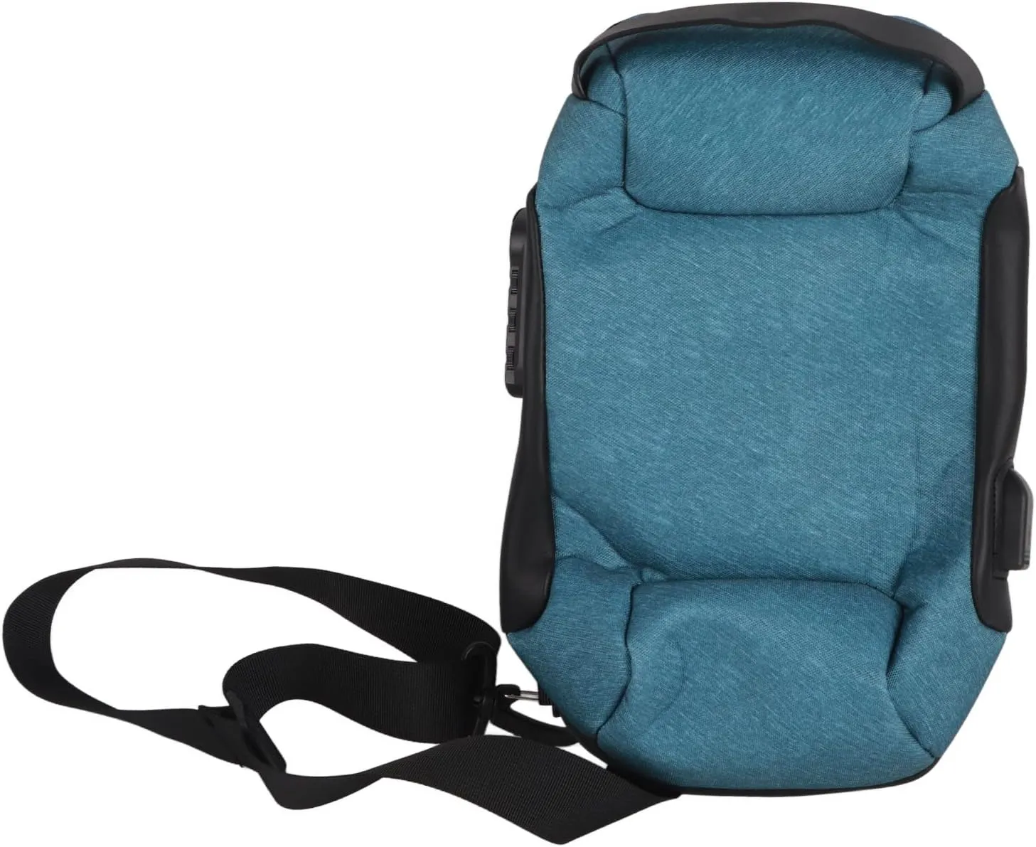 Shoulder Backpack, Large Capacity Breathable Shoulder Backpack Soft Cushion Lockable Oxford Cloth Sling Bag Men Women Outdoor Travel (Army Green)