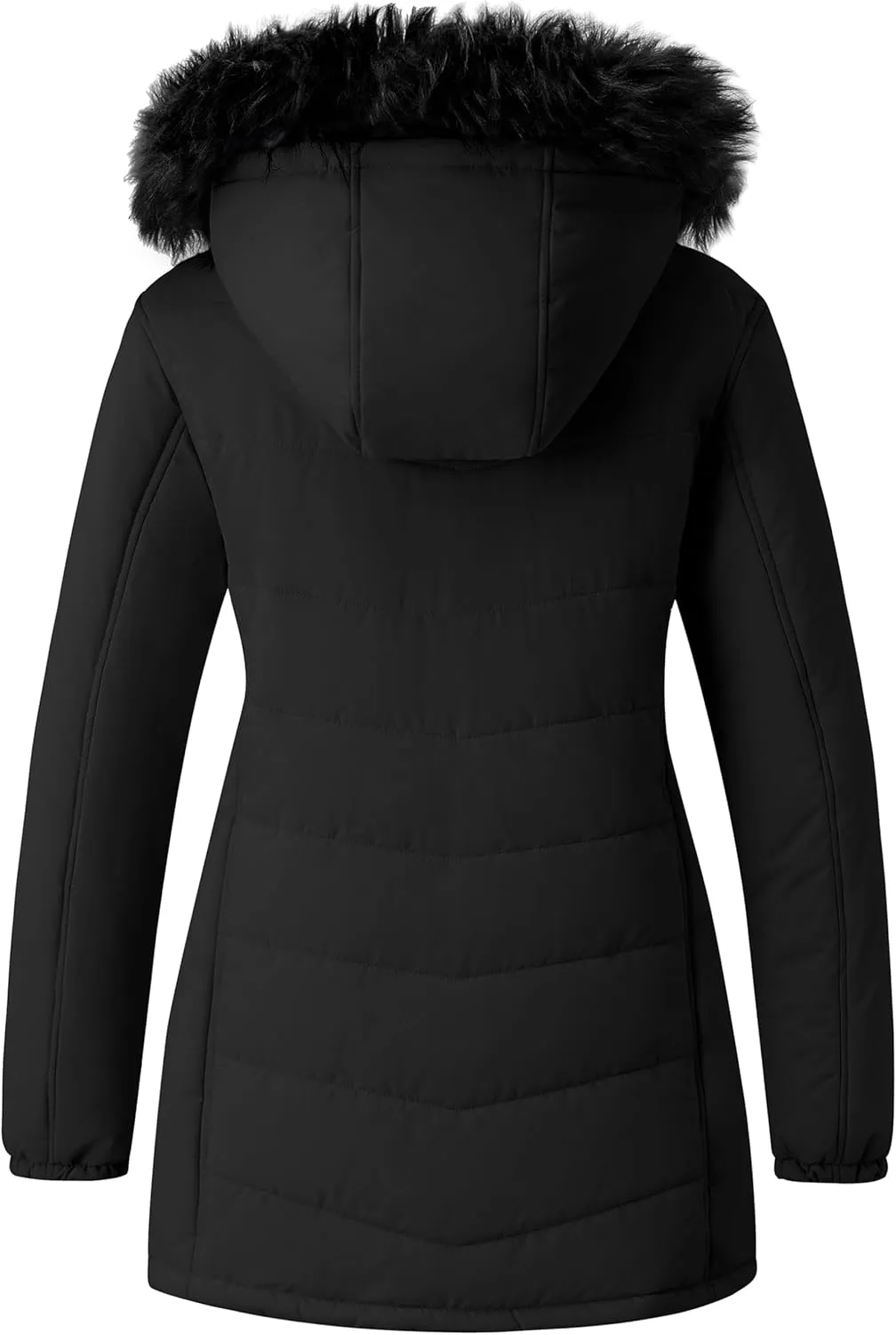 Skieer Women's Waterproof Ski Jacket Windproof Warm Winter Coat Thick Padded Snow Parka