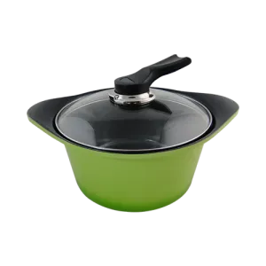 SKK Germany Aluminum Die Cast Sauce Pot with Glass Lid - SHO20SPO