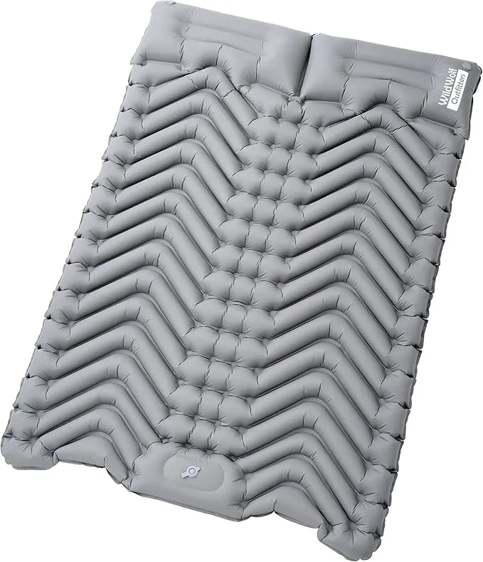 Sleeping pad for Camping 2 Person - Large self Inflatable Mattress Camping - Lightweight Camping Bed for Adults - Ideal for Backpacking Adventures