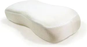 SleepRight Splintek Side Sleeping Pillow Memory Foam Pillow – Best Pillow for Sleeping On Your Side – 24" x 3" Standard Size