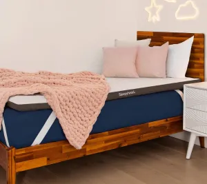Sleepyhead Twin XL 2 Inch Premium Super Mattress Topper - Gel & Copper Memory Foam, Dorm Essentials for College Beds, Cooling, Washable CoolTech 2.0 Cover, American Made, CertiPUR-US Certified