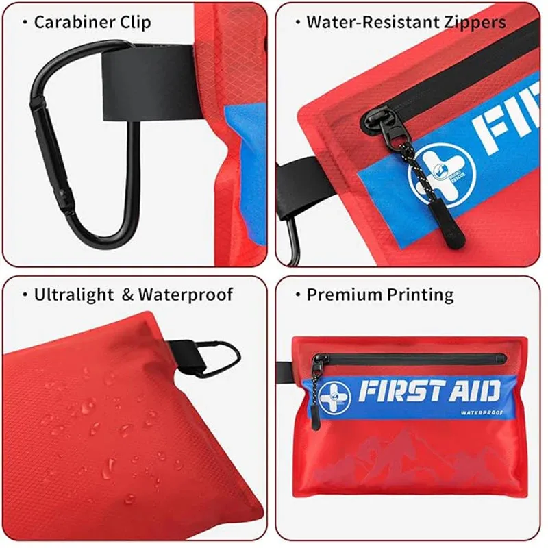 Small First Aid Kit RHINO RESCUE Ultralight Waterproof Medical Kit