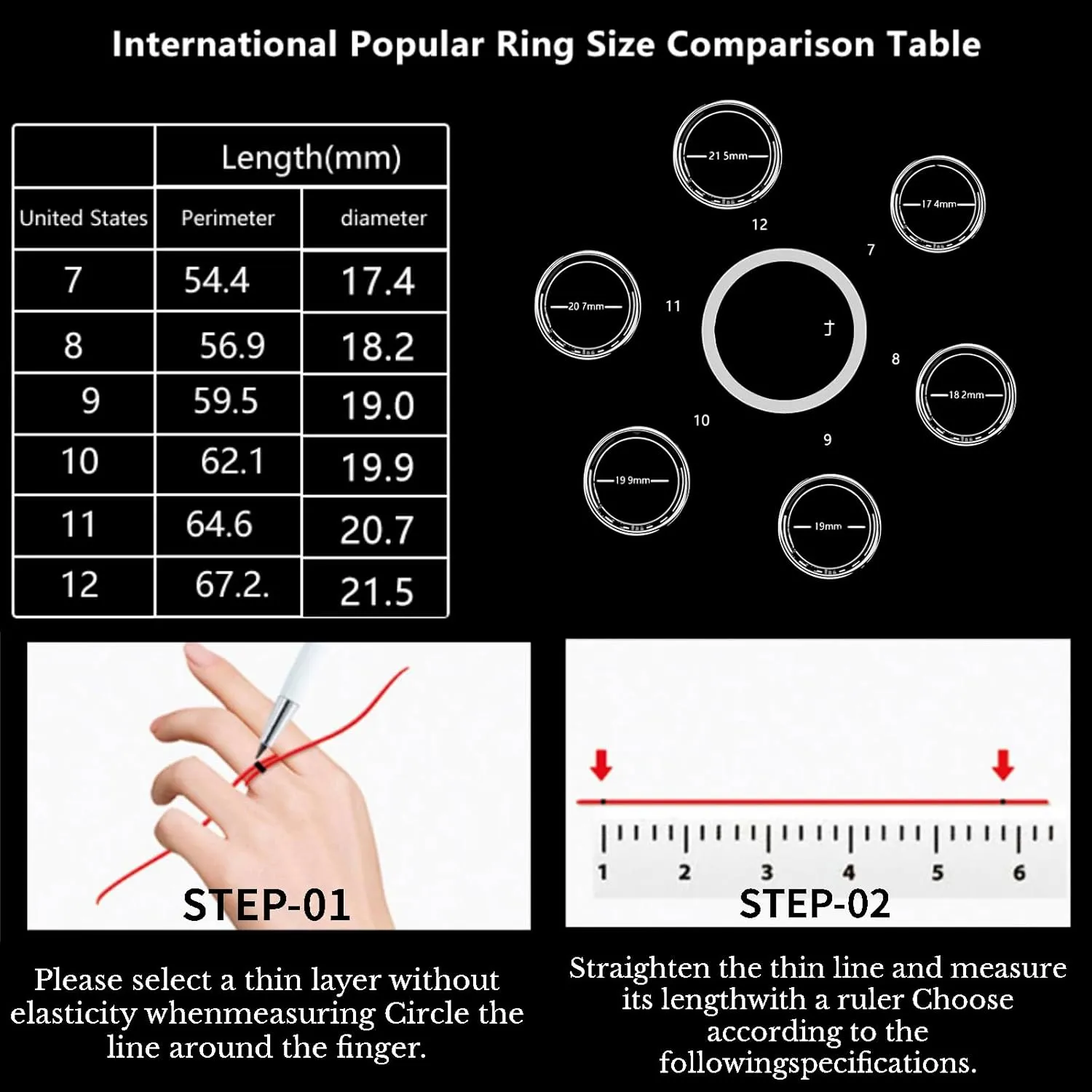 Smart Ring Health Fitness Tracker, Size First with Sizing Kit, Activity & Sleep Tracker/Stress/Heart Rate Monitor, Waterproof Smart Ring for Men/Women, No App Subscription (Platinum, 11)