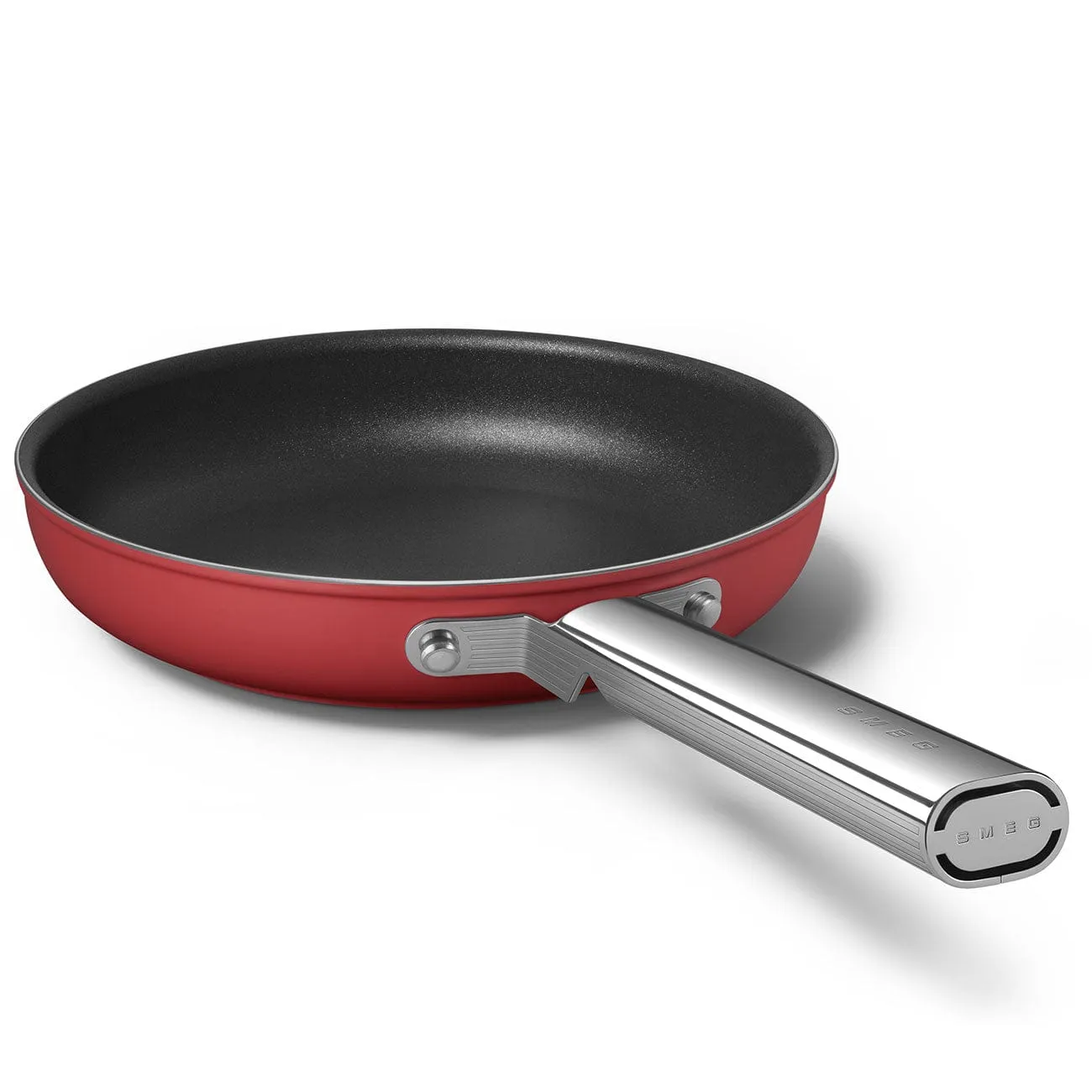 Smeg 24cm Non Stick Frying Pan Cookware Red CKFF2401RDM