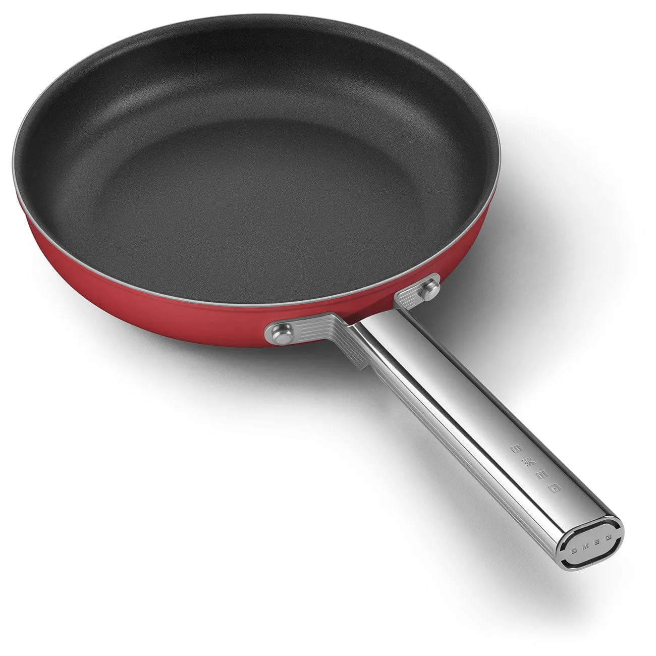 Smeg 24cm Non Stick Frying Pan Cookware Red CKFF2401RDM