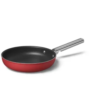 Smeg 24cm Non Stick Frying Pan Cookware Red CKFF2401RDM