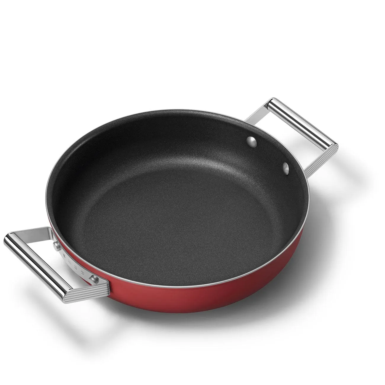 Smeg 28cm Deep Pan With Lid CKFD2811RDM