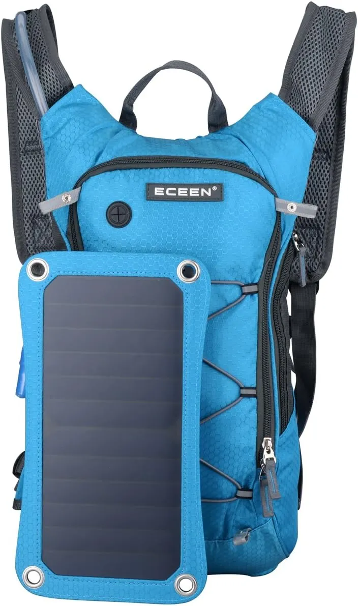 Solar Backpack 7W Solar Panel Charge for Cell Phones and 5V Device Power Supply