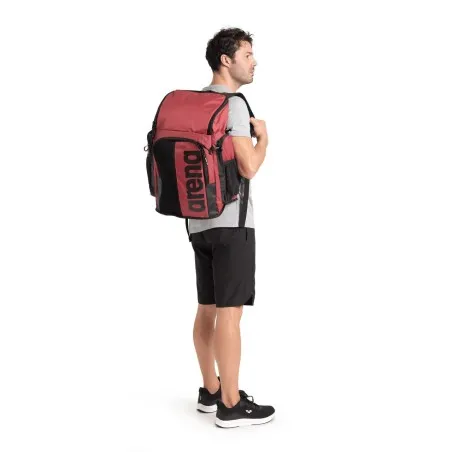 Spiky III Backpack 45 crimson-black
