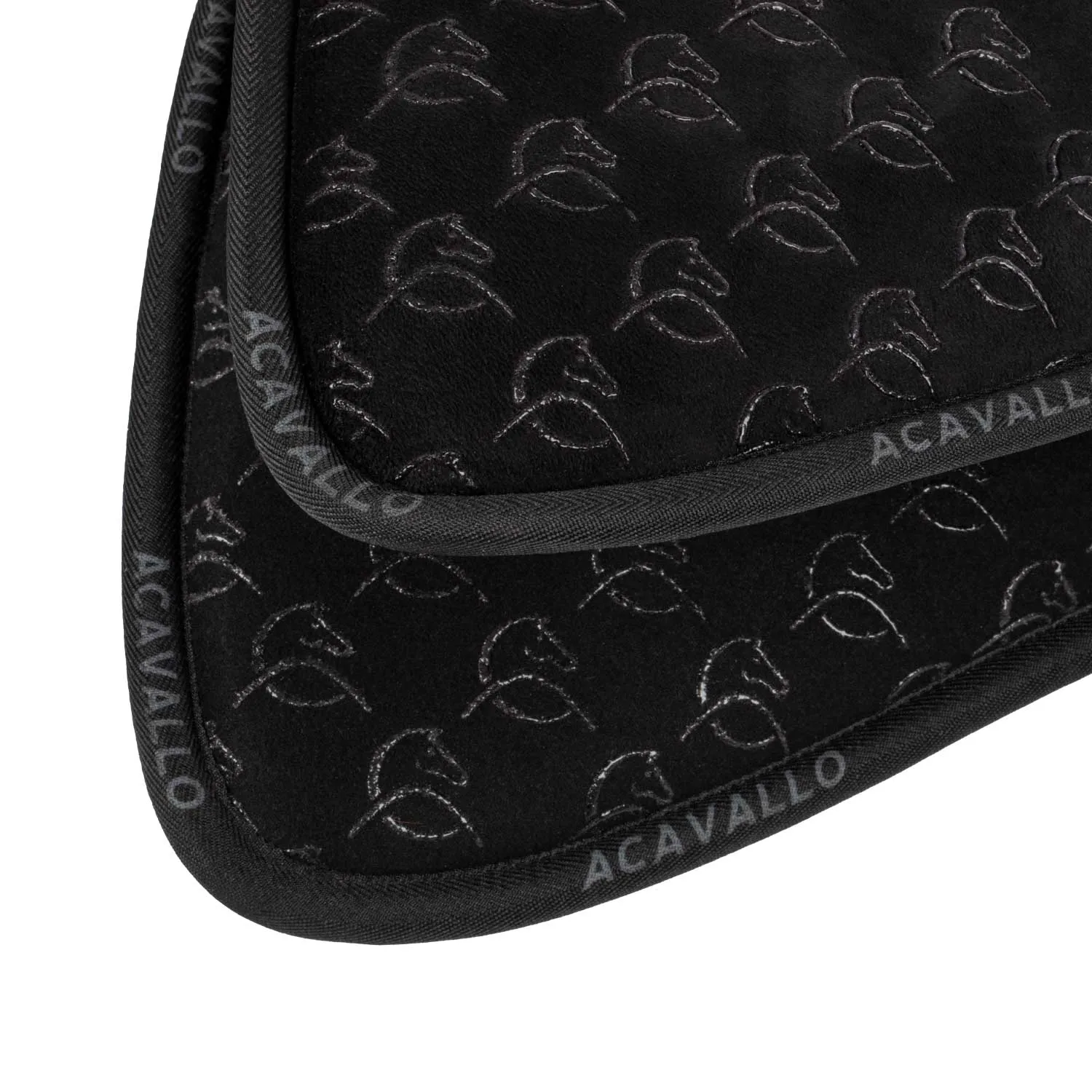 Spin eFree Memory Foam Suede Internal Silicone Grip Half Pad Dressage
