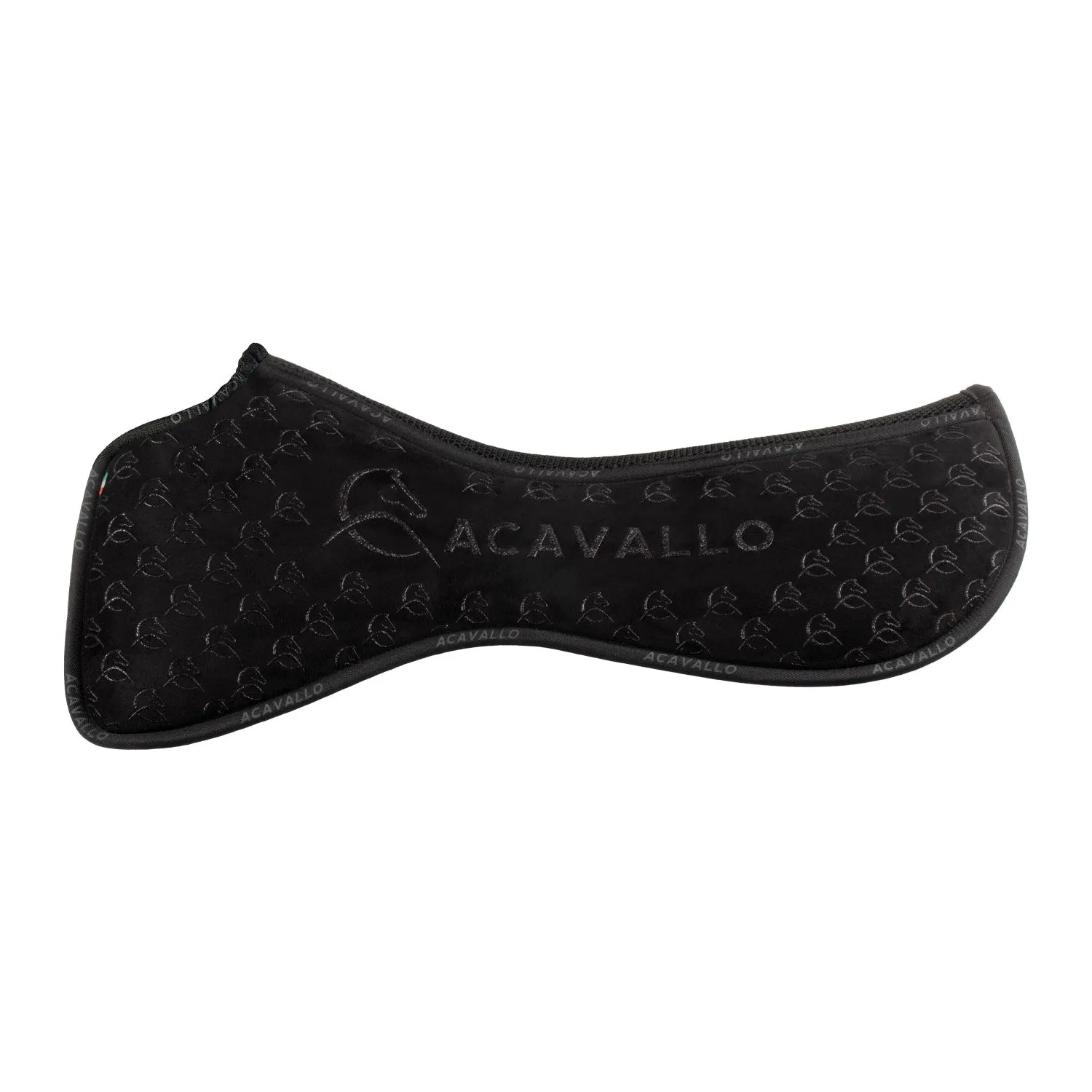 Spin eFree Memory Foam Suede Internal Silicone Grip Half Pad Dressage
