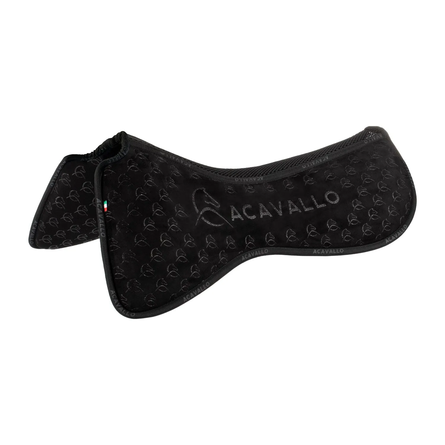 Spin eFree Memory Foam Suede Internal Silicone Grip Half Pad Dressage