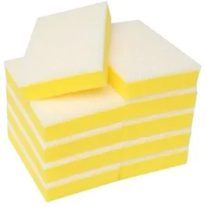 Sponge Scourer White/Yellow