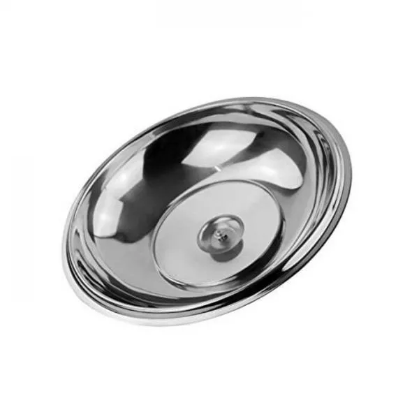 Stainless Steel Cooking Pan Cover Visible Replaced Lid for Frying Wok Pot - 32cm