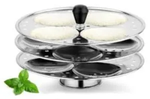 STAINLESS STEEL IDLI STAND 3 TIRE 14PCS