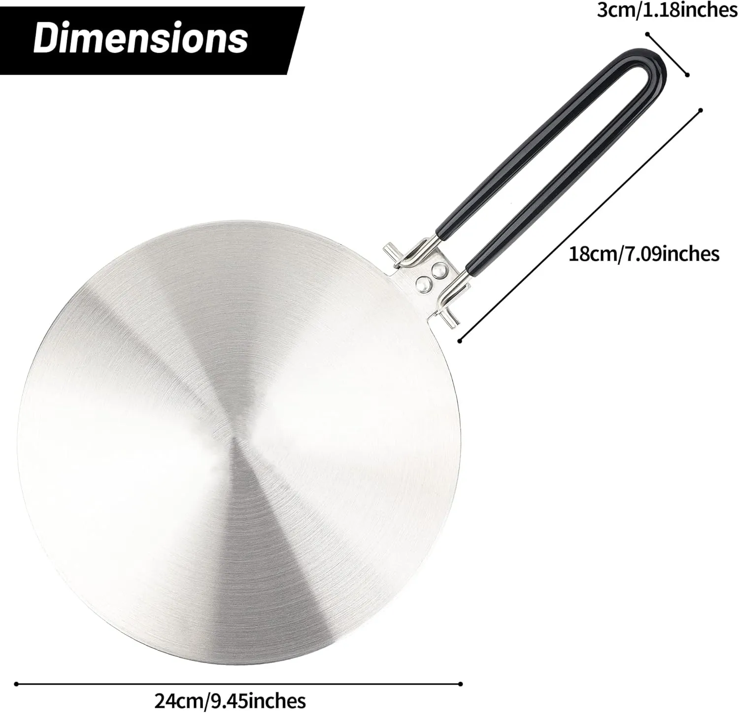 Stainless Steel Induction Adapter for Glass Cooktop 9.5" 1pc