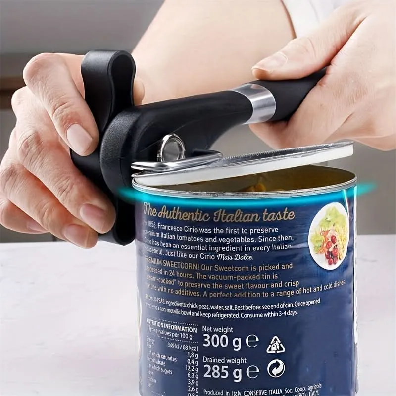 Stainless Steel Manual Can Opener - Easy-Open