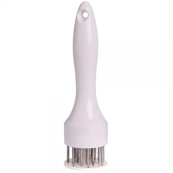 Stainless Steel Meat Cooking Tenderizer Tool 48-Needle Knife White
