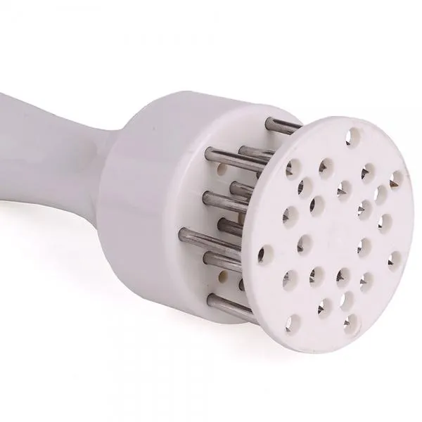 Stainless Steel Meat Cooking Tenderizer Tool 48-Needle Knife White