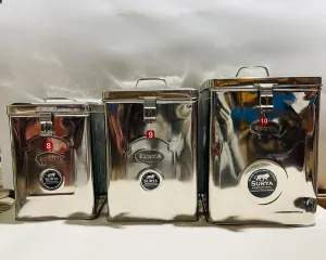 STAINLESS STEEL PIPA SET 3 PC