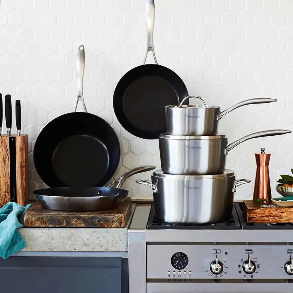STANLEY ROGERS Conical Tri-Ply Frypan 24cm
