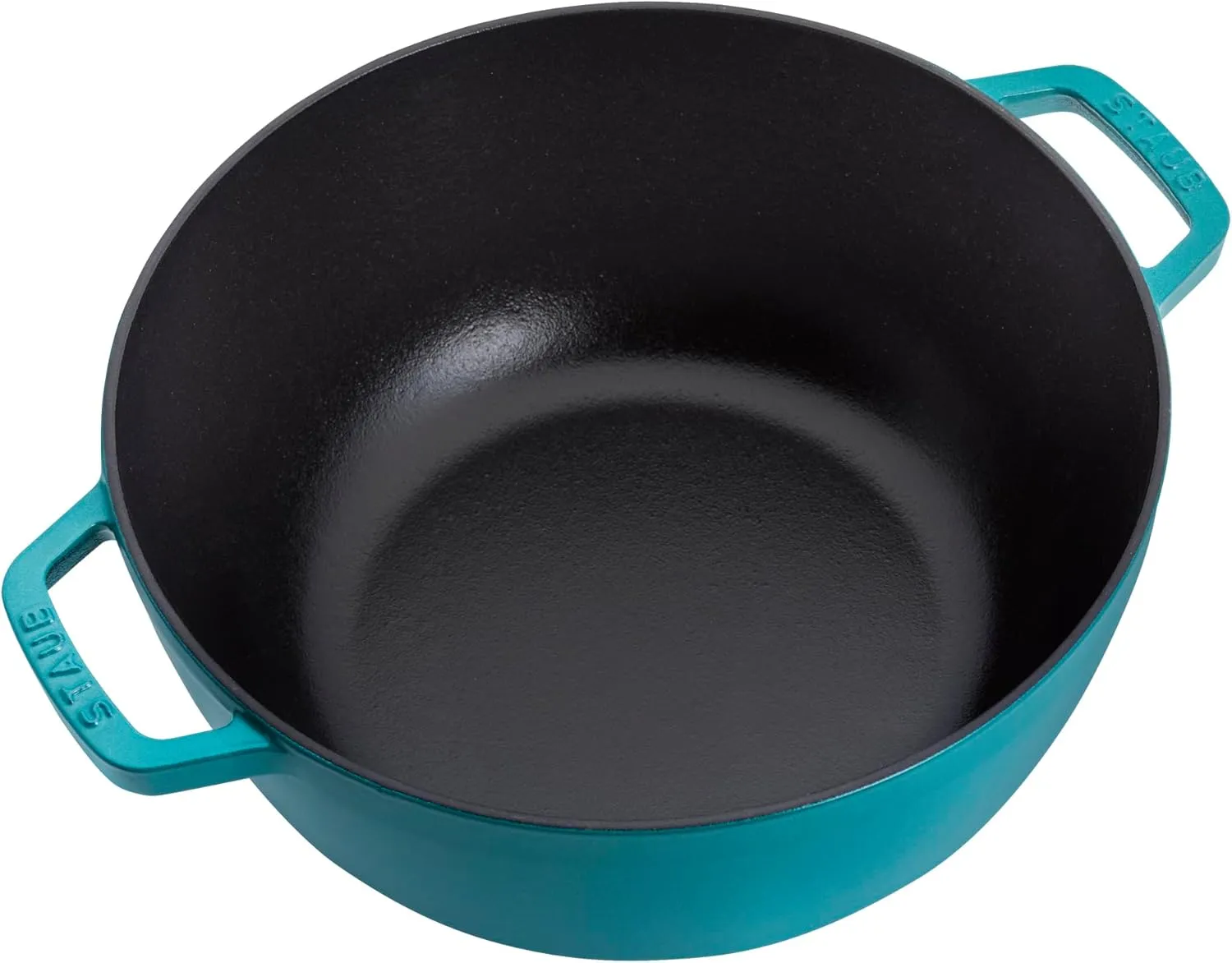 Staub Cast Iron Essential French Oven, Dutch Oven, 5-quart, serves 5-6, Made in France - Turquoise