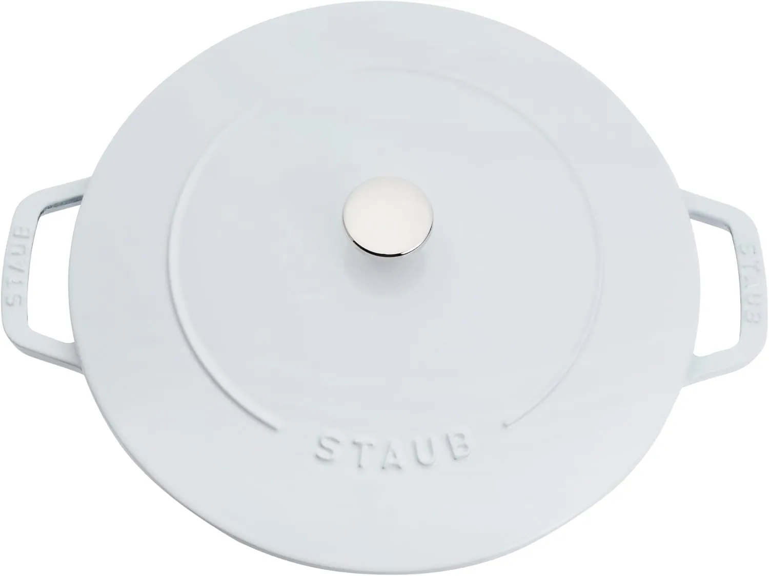 Staub Cast Iron Essential French Oven, Dutch Oven, 5-quart, serves 5-6, Made in France - White