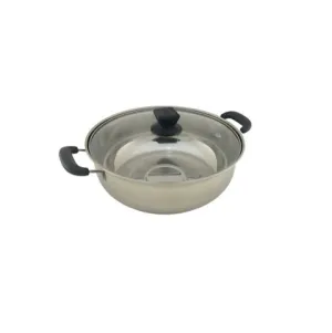 Steelcraft Stainless Steel 28cm Induction Usable Shabu Shabu Hot Pot