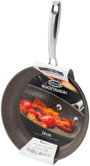 STELLAR <BR>
Rocktanium 26cm frying pan, non stick <BR>