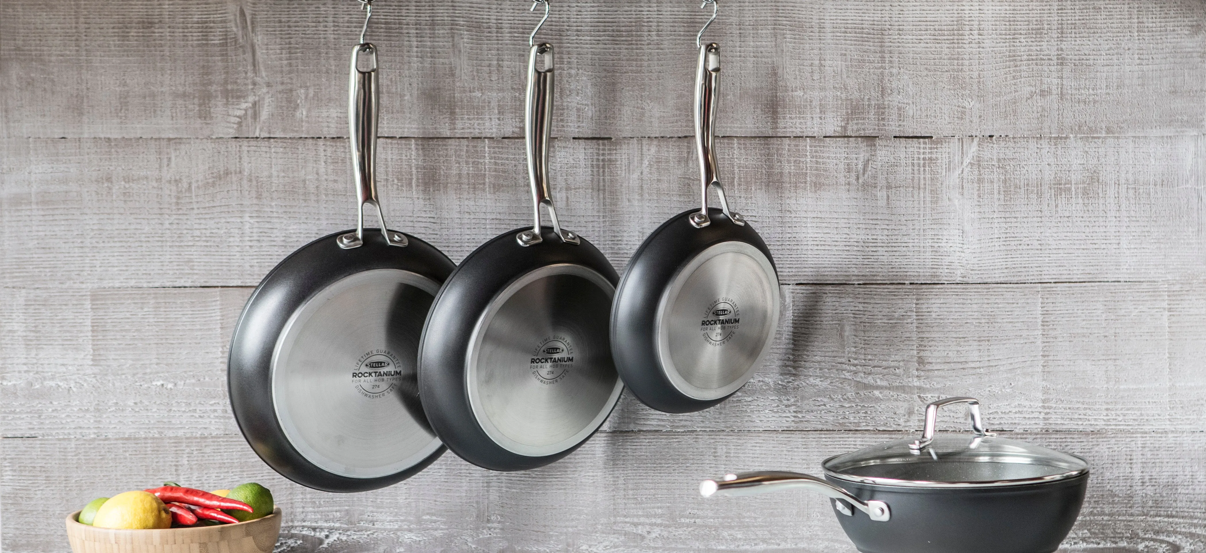 STELLAR <BR>
Rocktanium 26cm frying pan, non stick <BR>