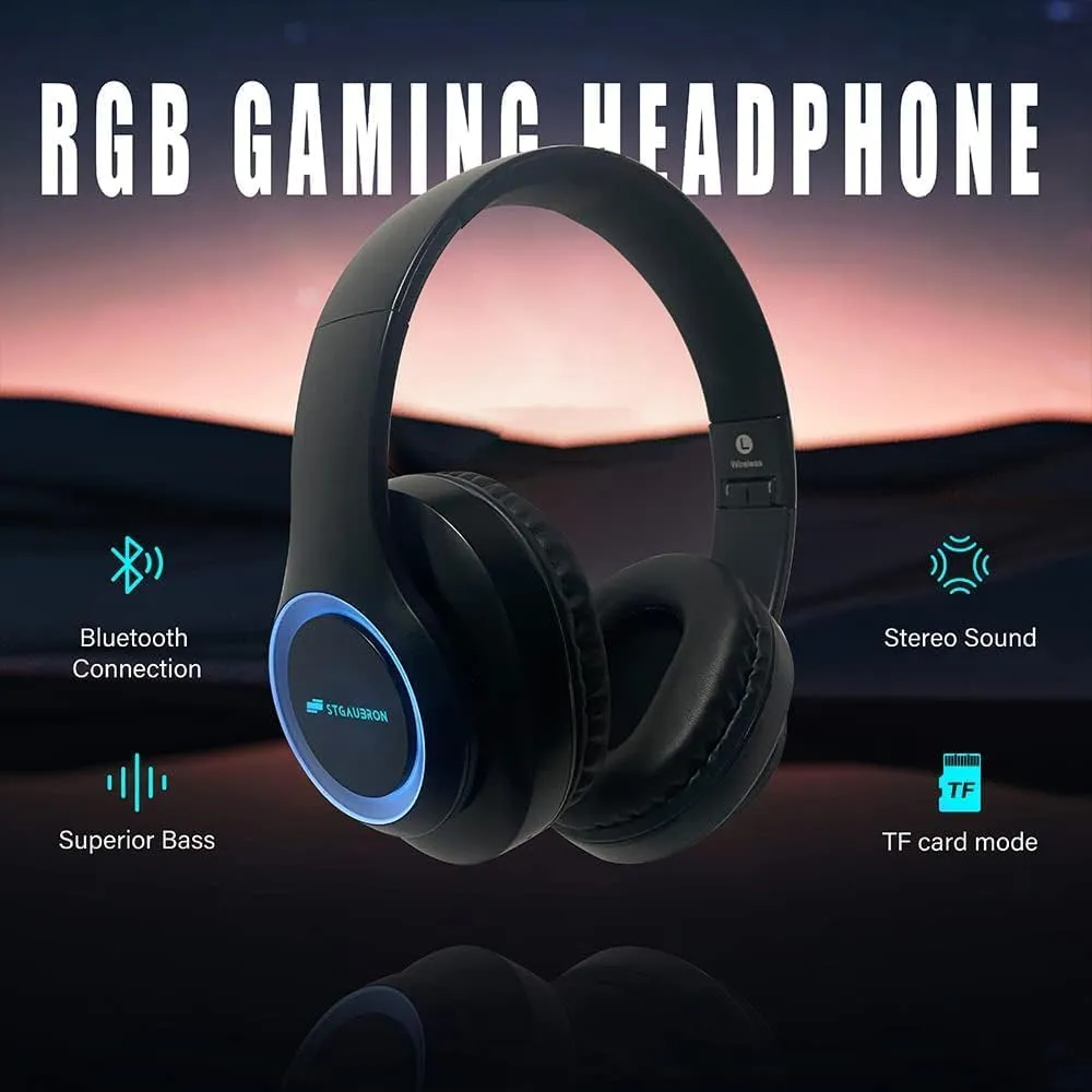 STGAubron Gaming PC Computer Desktop, Intel Core i7 up to 3.9G, GeForce RTX 2060 Super 8G, 32G Ram, 1TB SSD, WiFi, BT 5.0, RGB Fan x6, RGB BT Sound Bar & Headset Mic, Windows 10 Home