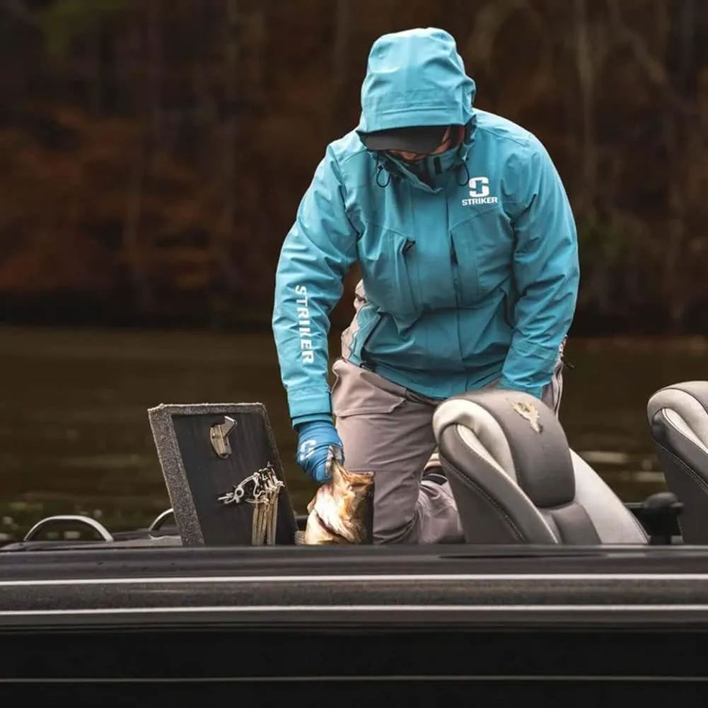 Striker Women's Adrenaline Durable Breathable Waterproof Outdoor Fishing Rain Jacket with Adjustable Hood