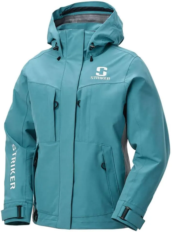 Striker Women's Adrenaline Durable Breathable Waterproof Outdoor Fishing Rain Jacket with Adjustable Hood