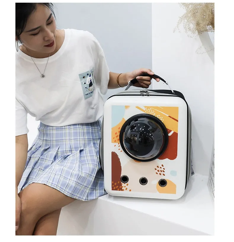 Stylish Breathable Portable Pet Carrier Backpack