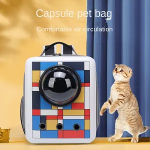 Stylish Breathable Portable Pet Carrier Backpack