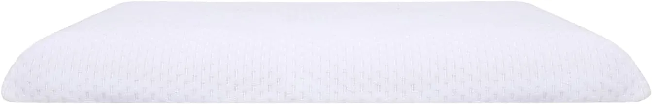 SUQ I OME Slim Sleeper - Ultra Thin Flat Pillows for Sleeping, Cooling Gel Infused Memory Foam Pillow 2.2 inch Height Ultra Thin Pillow,23 x 15.7 x 2.2 inches