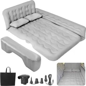 SUV Air Mattress Car - Thickened X Inflatable car air Mattress Back seat for Sleeping Pad, Car Mattress Back Portable Integrated SUV Camping Bed with 2-in-1 Air Pump, Pillows X Carry Bag